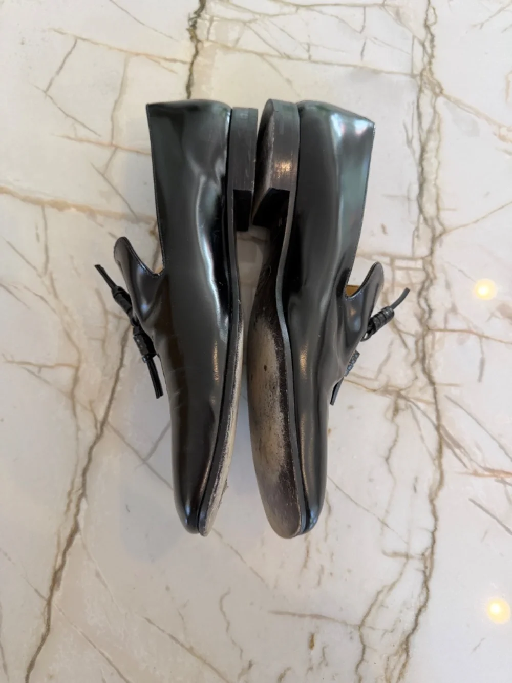 Prada Men's Leather Slip-On Shoes